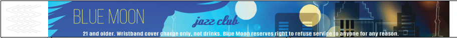 Blue Moon Disposable Wristbands