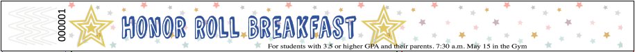 Honor Roll Tyvek Wristbands