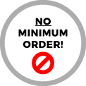 No Minimum Order