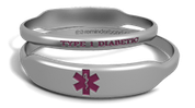 Medical Alert Rectangle Marquee Band