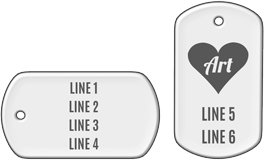 6 Lines of Text with Art